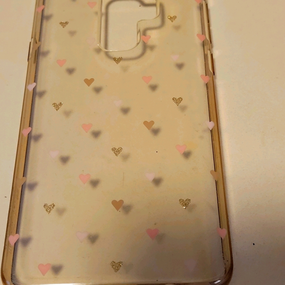 Samsung Galaxy S9+ bling bling heart case